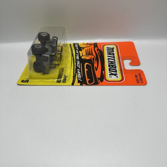 1996 MATCHBOX SUPERFAST #5 JEEP WRANGLER 4X4 BAD TO THE BONE NEW + FAST SHIPPING - Picture 5 of 7